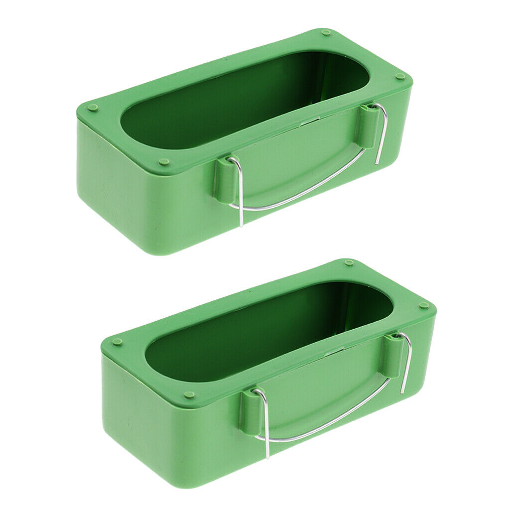 2pcs food dispenser food bowl water bowl bathtub for