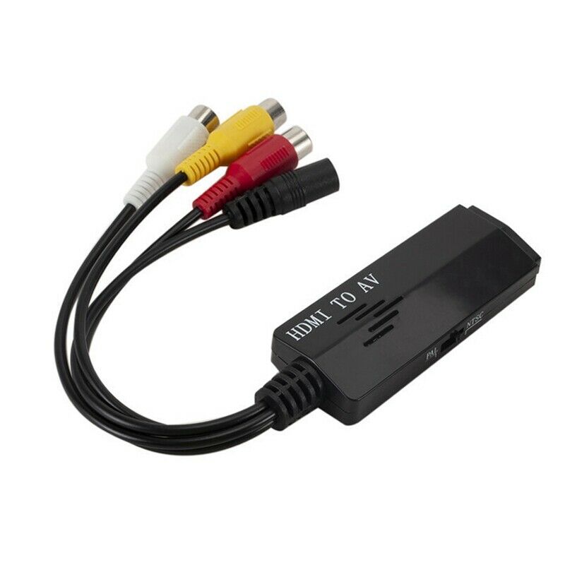 1080P MI to RCA Composite AV CVBS Video Cable Converter Adapter Support NTS G1B2