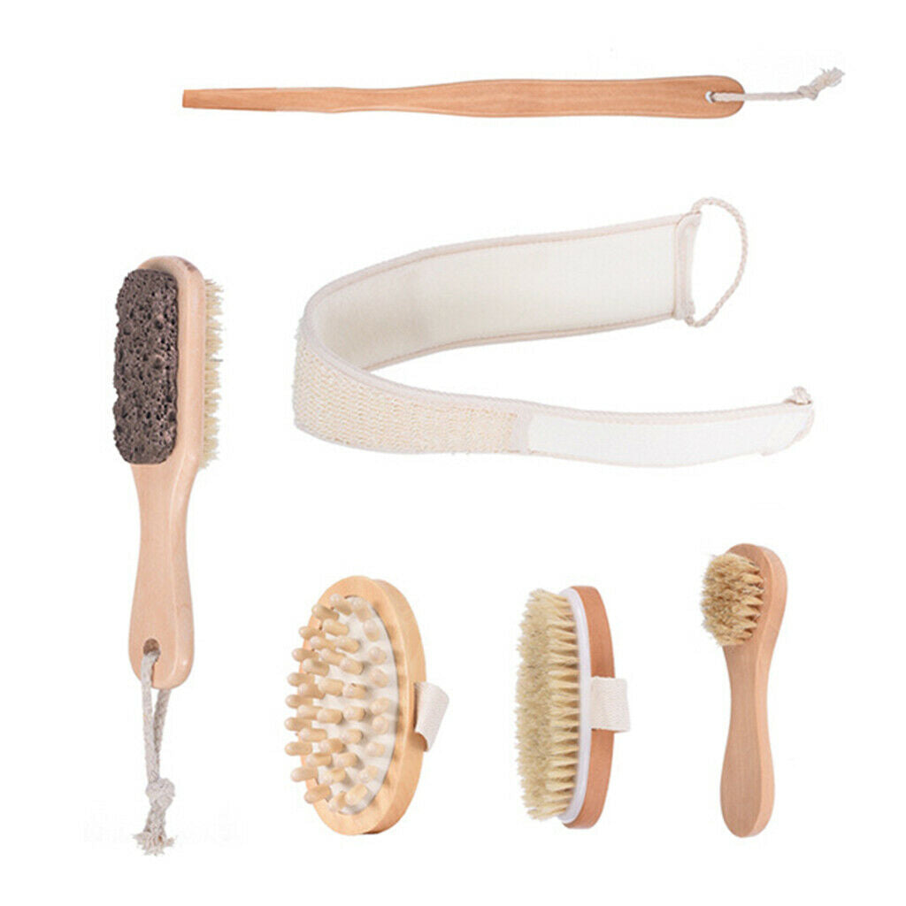 Exfoliation Bath Shower Body Brush Bristle Back Exfoliator Brush Scrubber