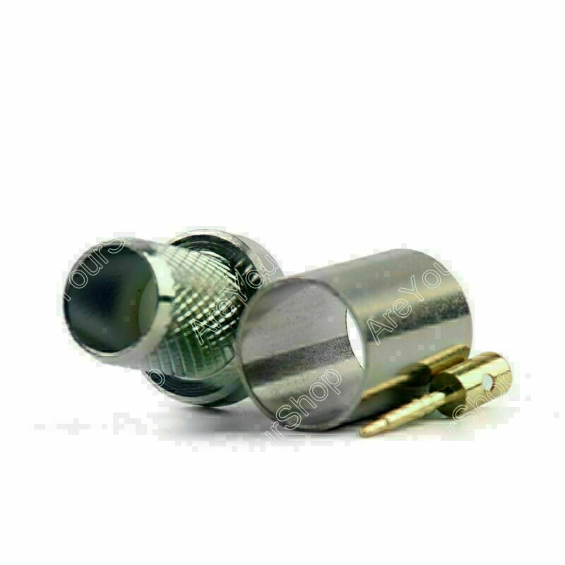 10Pc Connector SMA Male Plug Crimp RG8 RG213 LMR400 RG214 9913 Cable Straight CN