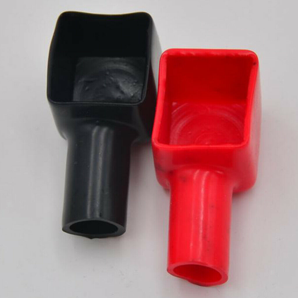 1 Pair Car Battery Clamp Terminal Cover Positive & Negative Anti-Corrosive