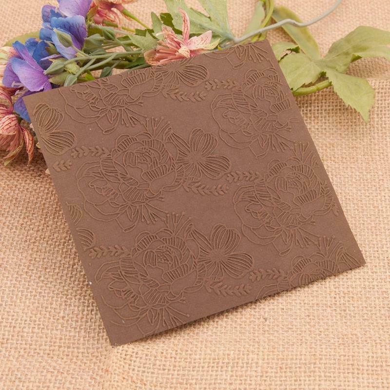 Uneven Embossing Folder DIY Scrapbooking Paper Craft Photo Album Making Supplies