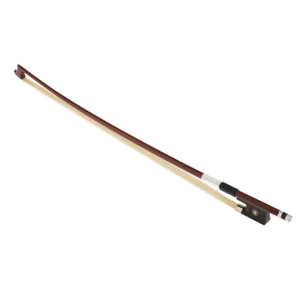 1pc Handmade Acoustic Violin Bow Beginner Brazilwood for Violin Learner
