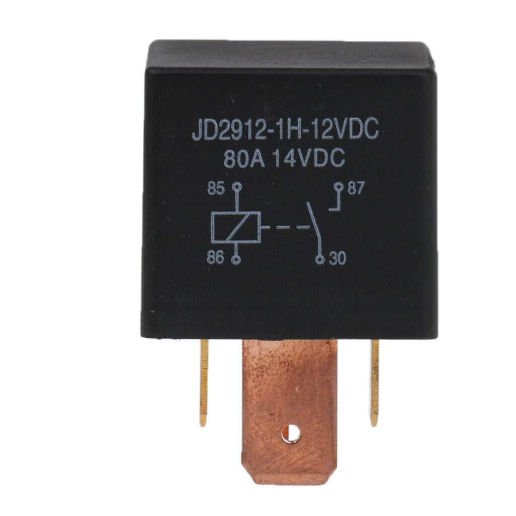 Normally Open Relay 4 Pin 12V 80 Amp for Nautical Van