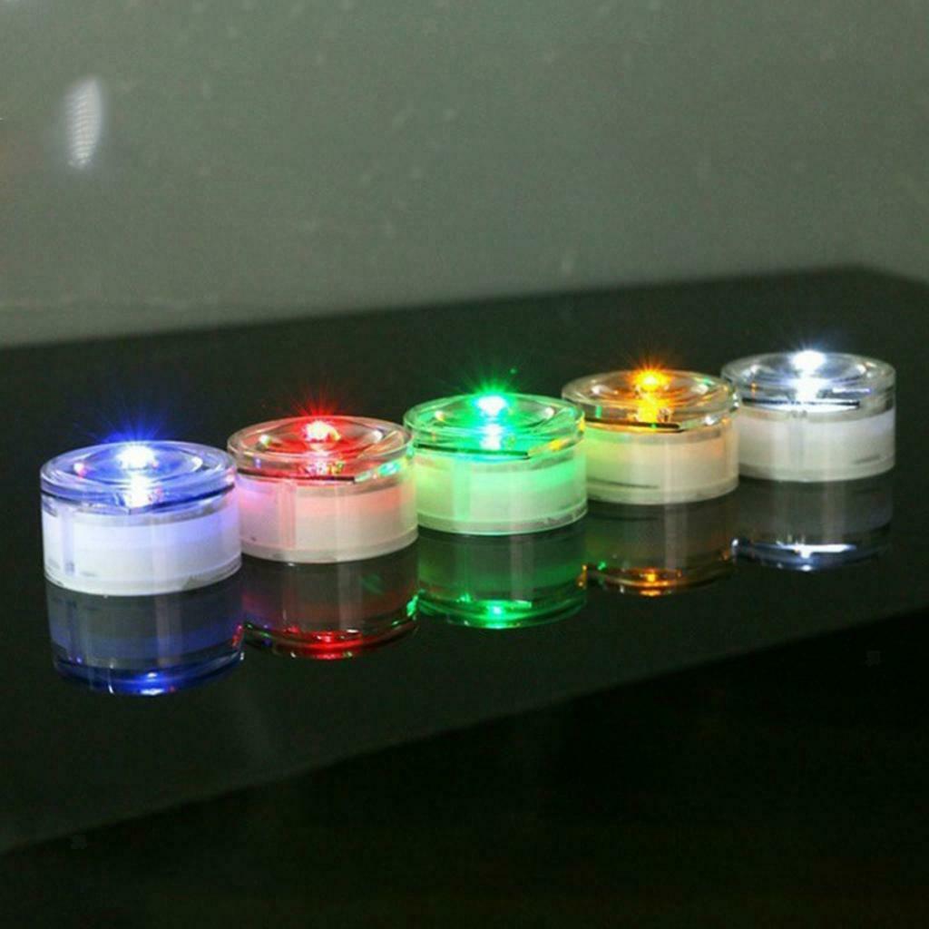 LED Solar Power Buried Light Under Ground Lamp Outdoor Path Decking red
