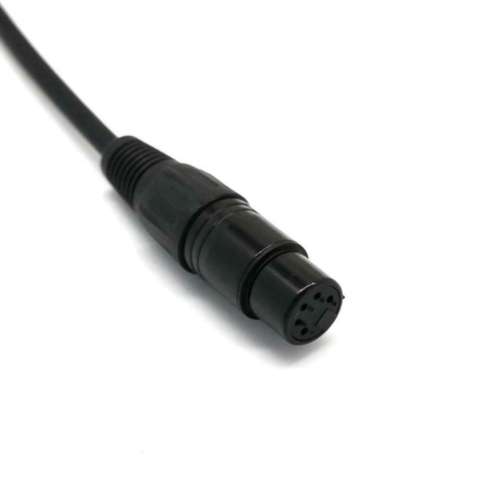 22 AWG 0.5m DMX Adapter Cable XLR 5Pin to 3 Pin Audio
