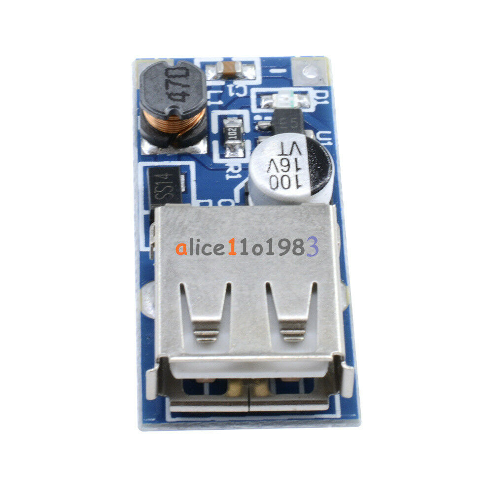 5PCS PFM Control DC-DC USB 0.9V-5V to 5V dc Boost Step-up Power Supply Module