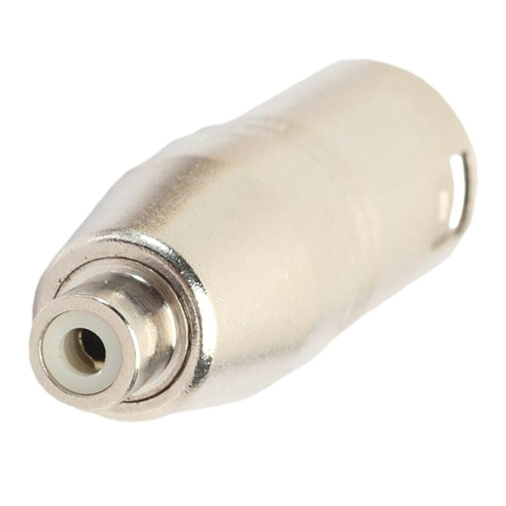 Professional XLR 3Pin Male to RCA Female Plug Mic Cable Mixer Amp Audio Adapter