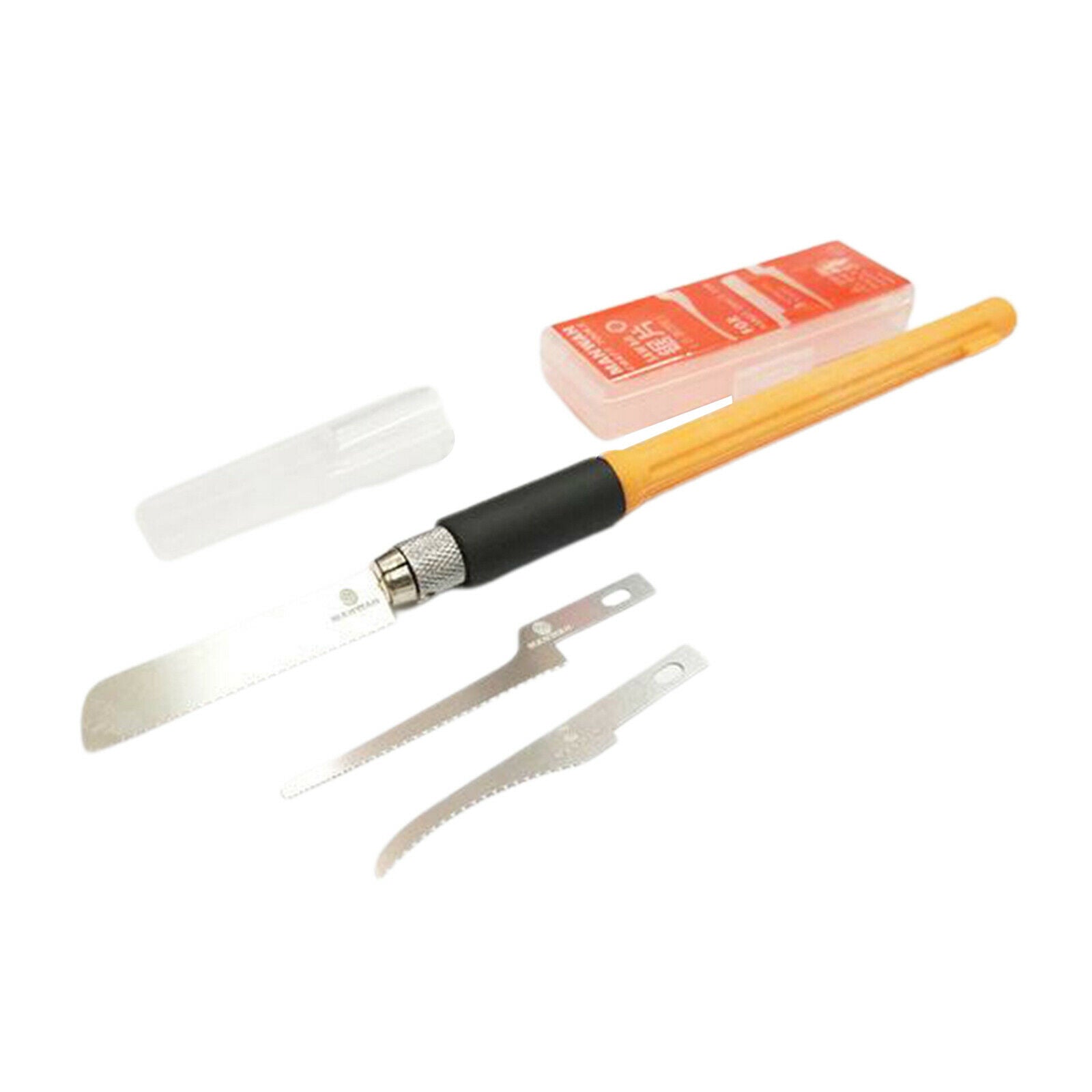 Mini Hand Saw Modelling Tool Hobby Hand Razir Saw Set w/ 3 DIY Craft Blades