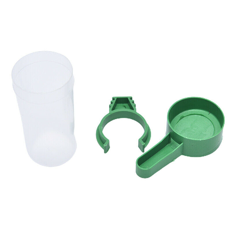 6pc Bird Water Drinker Feeder Automatic Drinking Fountain Pet Drinking Cu.l8