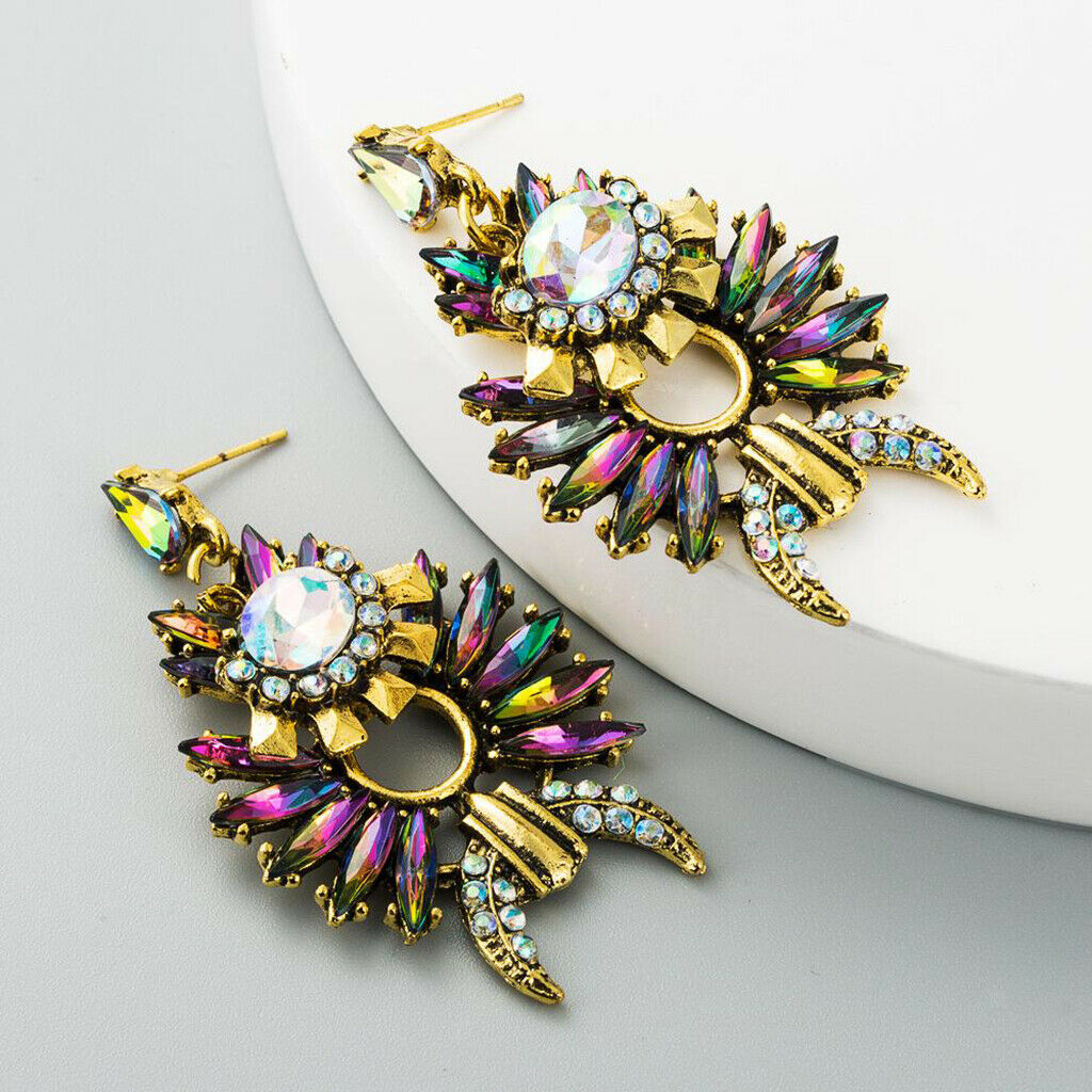Fashion Stud Earrings Women Statement Piercing Gift for Women Girls Colorful