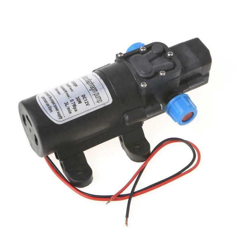 DC 12V 30W 0142 Motor High Pressure Diaphragm Water Self Priming Pump 3L/Min