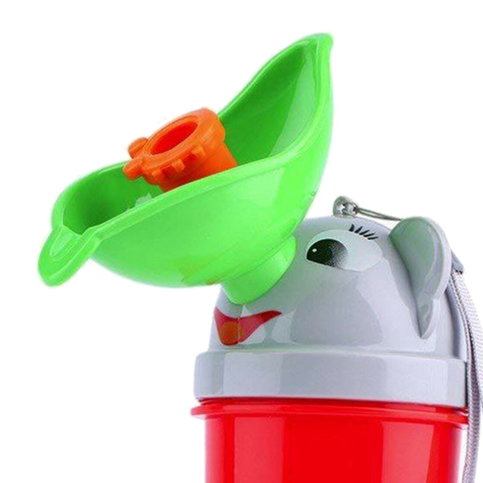 Toddlers Travel Urinal Potty Toilet Pee Bottle for Kids Car Travel Red Girl