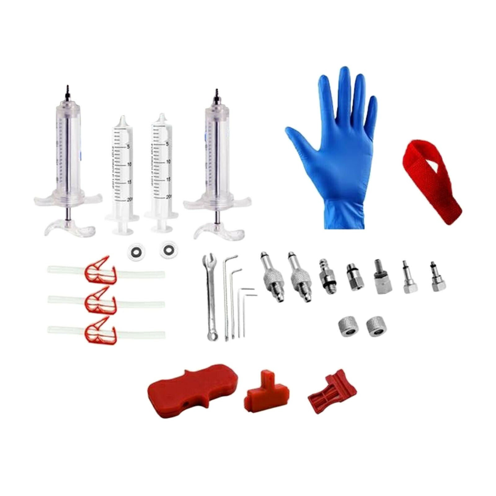 Road Bike Hydraulic Disc Brake Oil Bleed Tool Kit Bike Brake Repair Tool