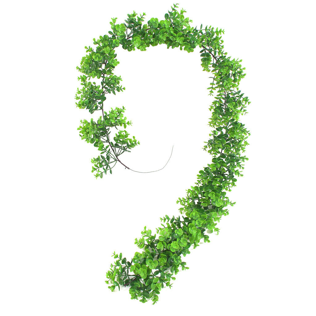 6.23ft Artificial Vines Hanging Eucalyptus Leaves Greenery Garland for Wedding