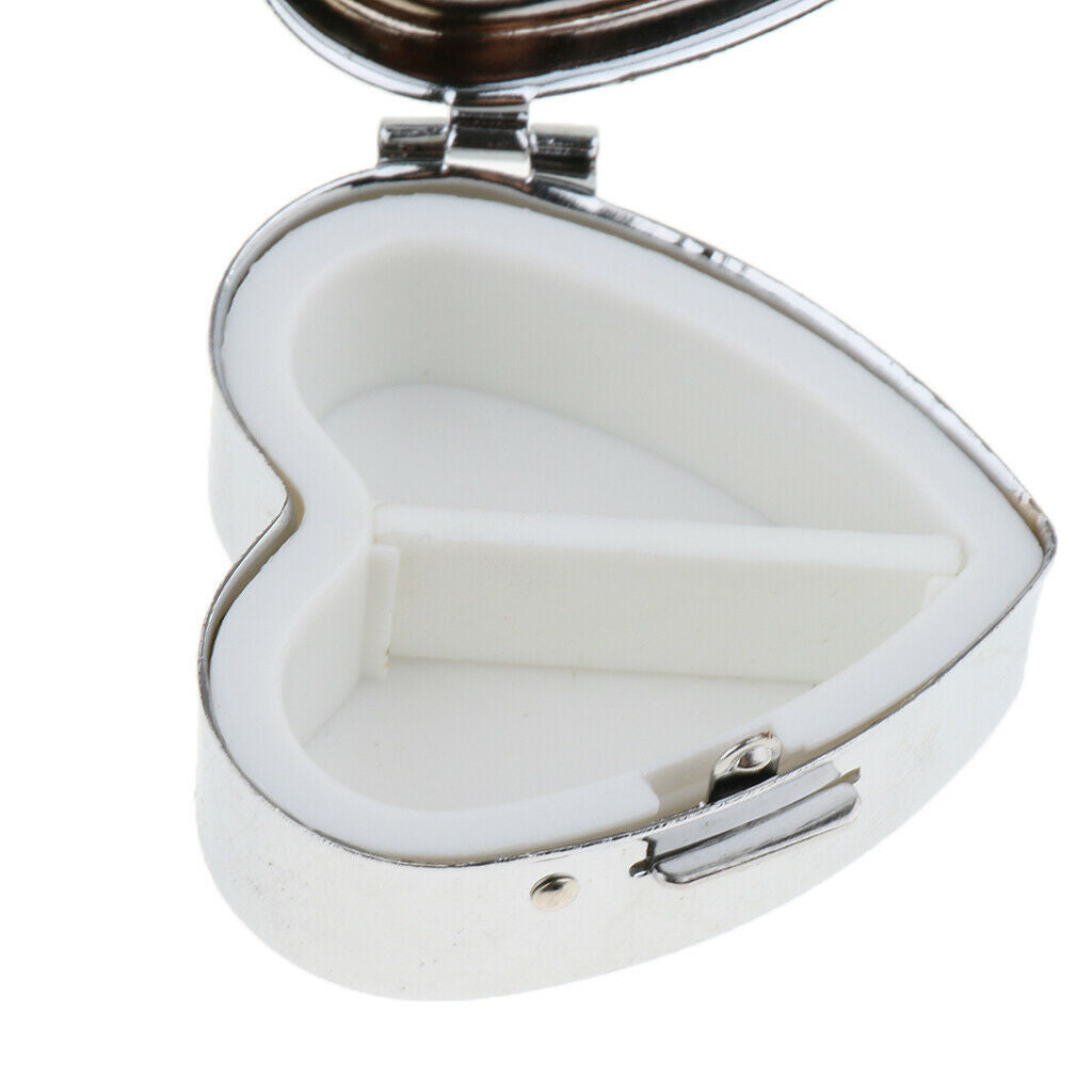 4x Mini Travel Metal Pill Box Medicine Organizer Container Storage Box