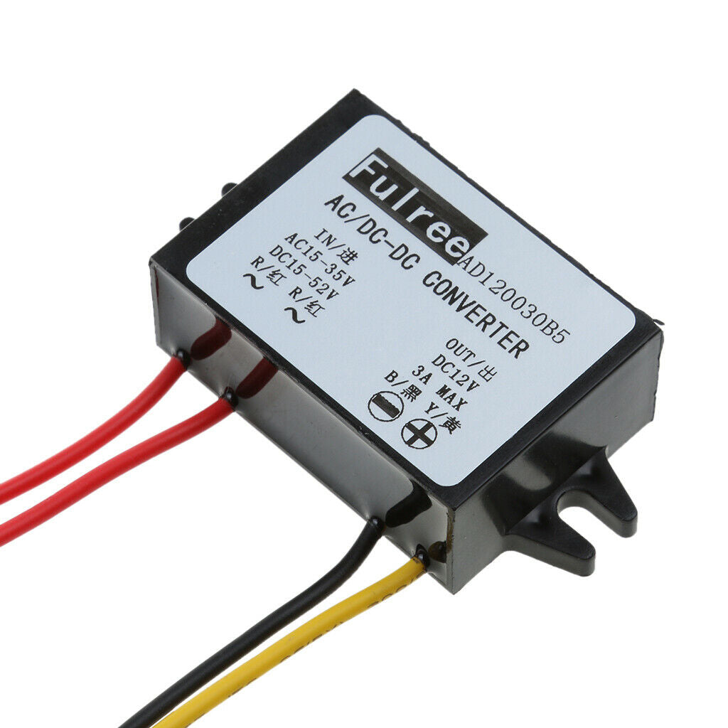 DC Voltage Volt Stabilizer Converter Regulator AC 16-35V/DC 15-52V to 12V/3A