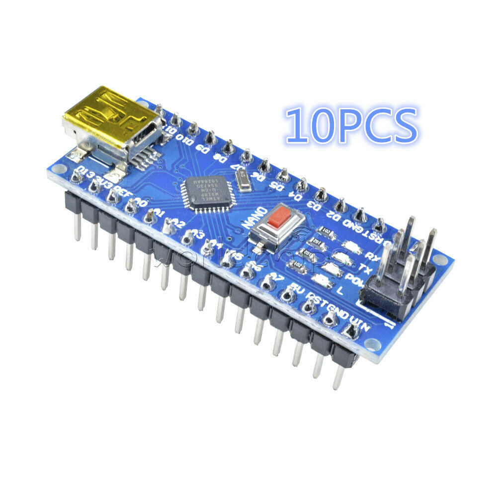10PCS ATmega328P 5V 16M USB Nano V3.0 CH340G Micro-Controller Board for Arduino