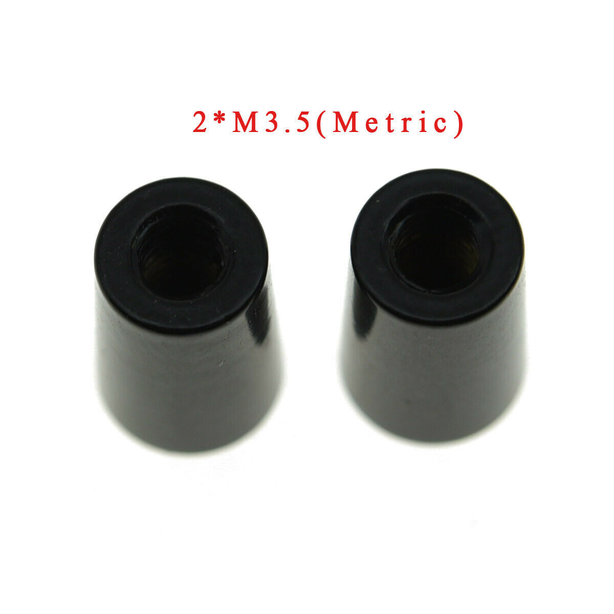 2x Black Metric Metal 3 Way Toggle Switch Tip Pickup Switch Knob for Epiphone