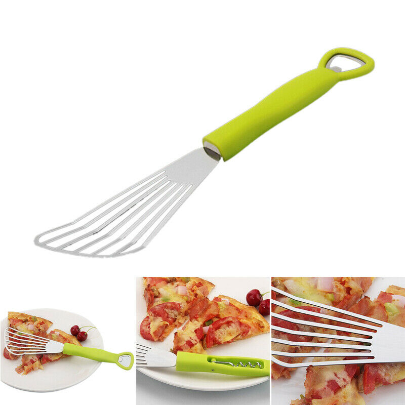 Steak Slotted Shovel Fish Spatula Multi-Purpose Stainless Steel Cooking TooS Lt