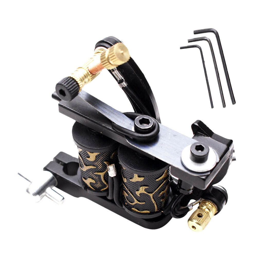 Tattoo Machine Supply Liner & Shader Tool with 10 Coils Wraps Accessory