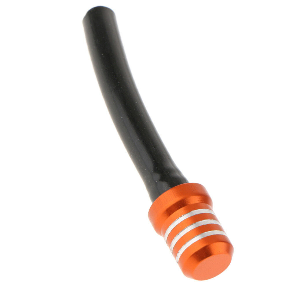 Gas Fuel Tank Cap Valve Vent Breather Hose Tube CNC ATV Dirt Bike Orange