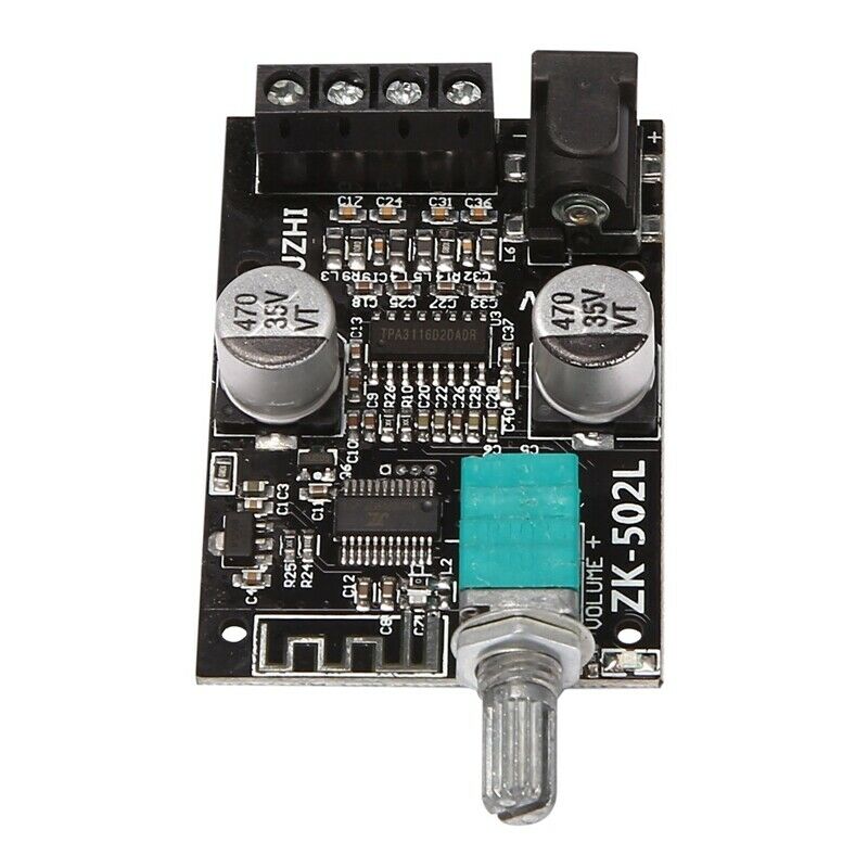 Bluetooth 5.0 Wireless Audio Digital Power Amplifier Stereo Board 50Wx2 BluetoZ5