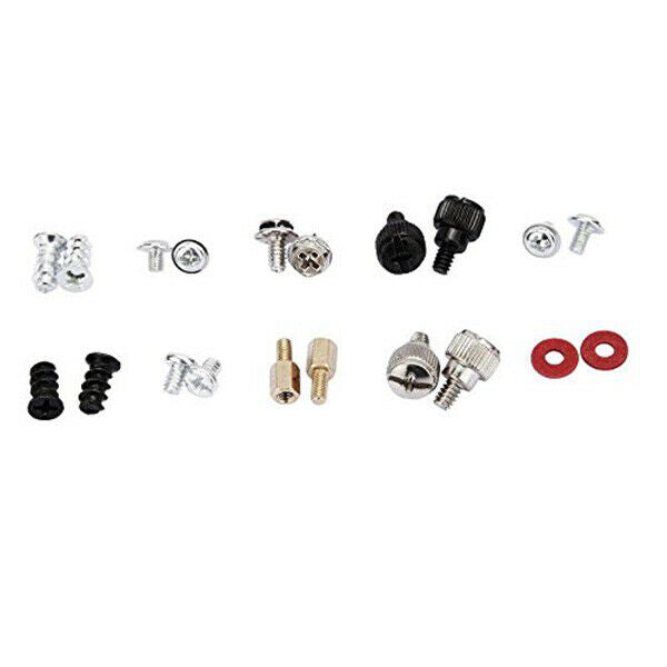 228pcs Personal Computer Screws & Standoffs Set Assortment Kit for Mother BoarE3
