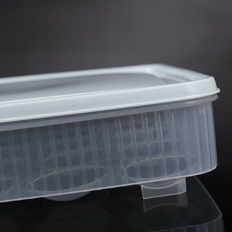 1X(plastic Egg box kitchen egg storage box 24 Grid Eggs holder Stackable fre7W1)