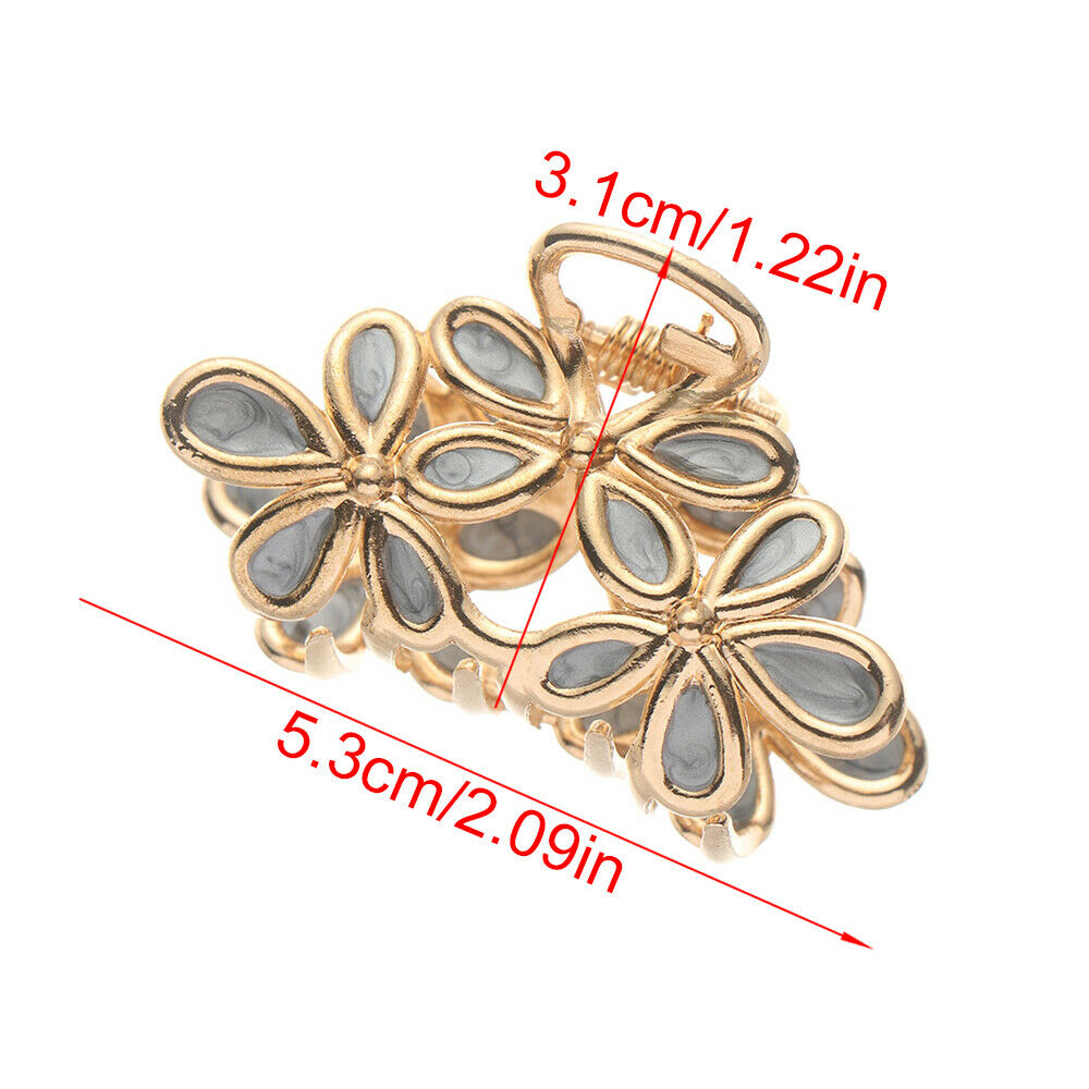 Non Slip Flower Hair Claw Hair Clips Ornament Styling Tools Hair Accessories