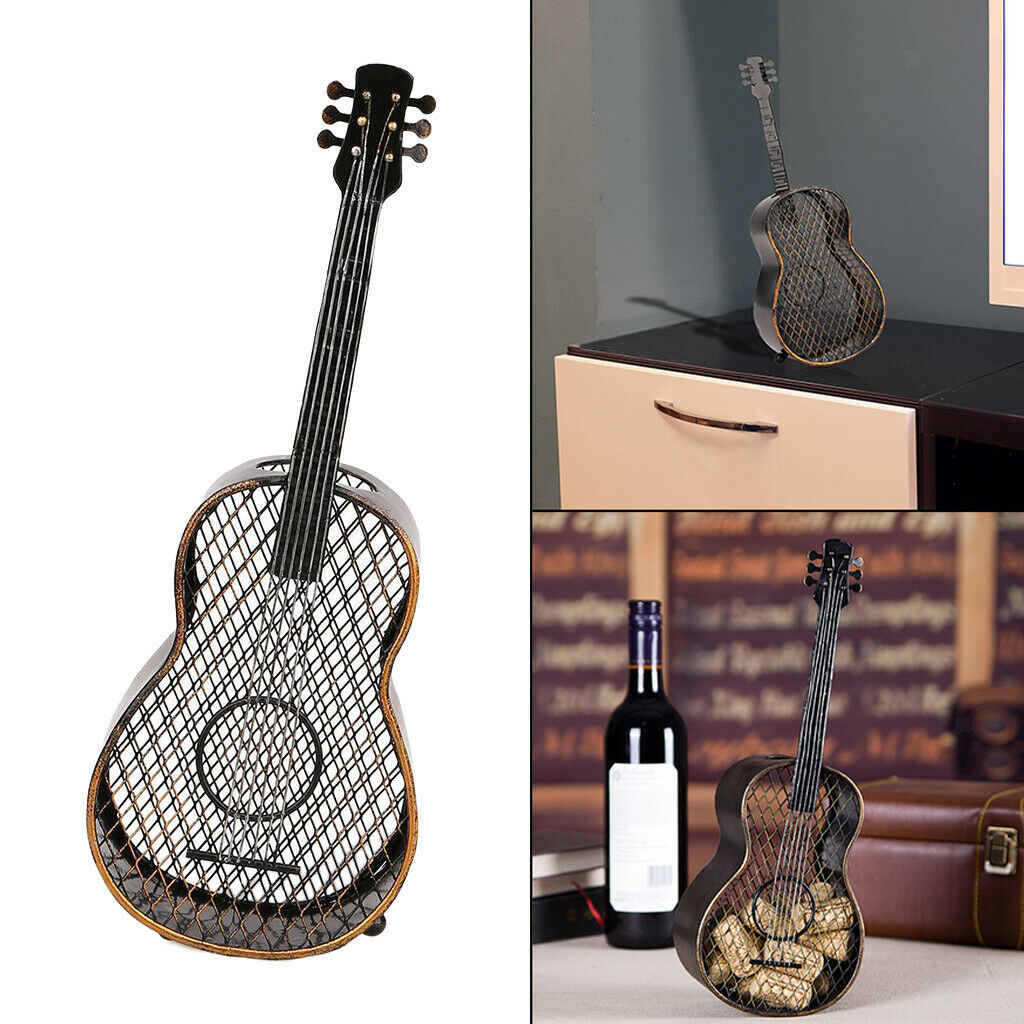 Elegent Guitar Wine Stopper Holder Holder Display Rack Desktop Decorations