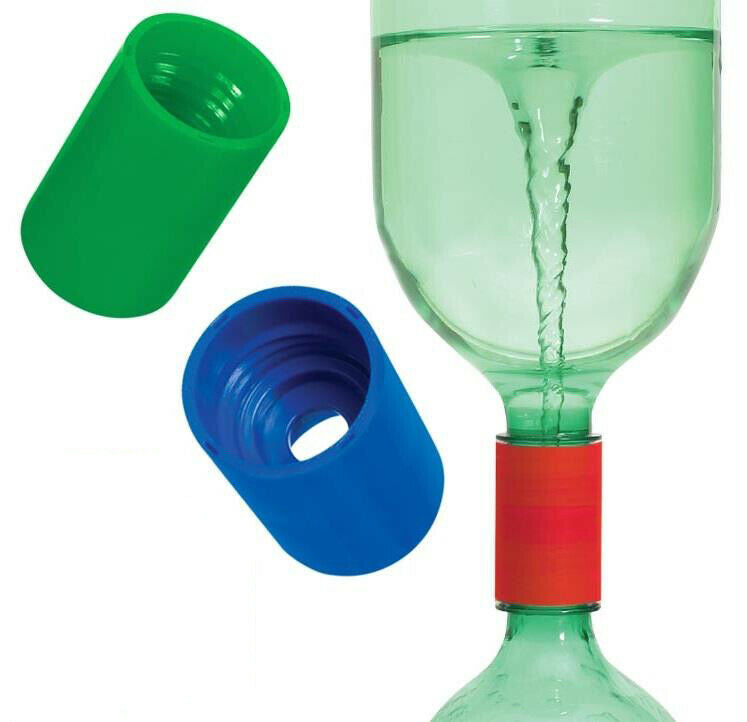 Two    TUBE  Cyclone Bottle Connector Home School Science