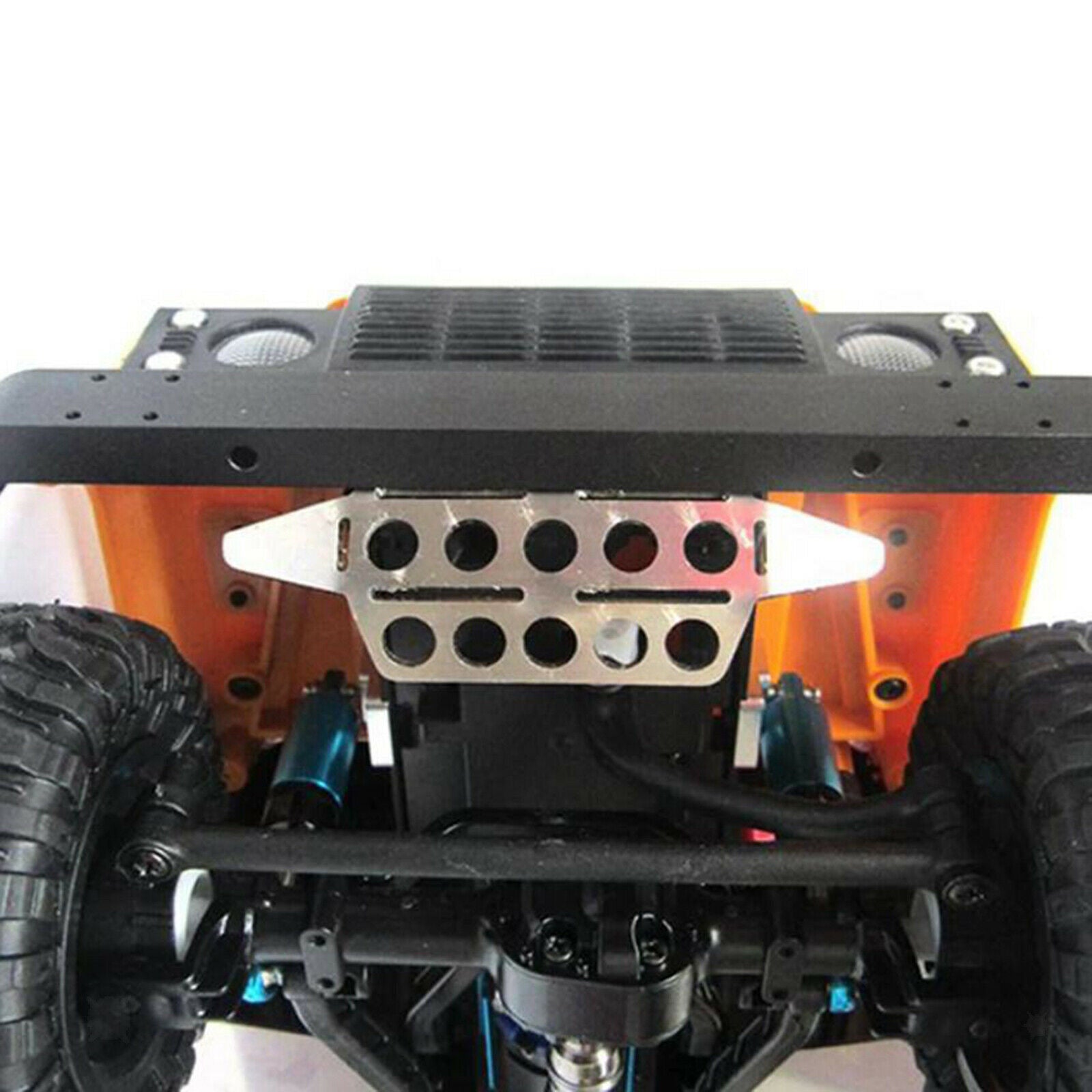Stainless Chassis Protection Guard Plate for MN D90 D91 RC Crawler Accs