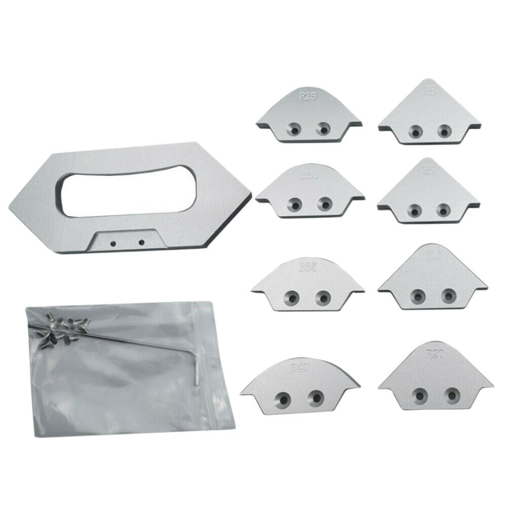 8 Corners Jig Radius Chamfer Profile Woodworking Chamfer Woodworking Set