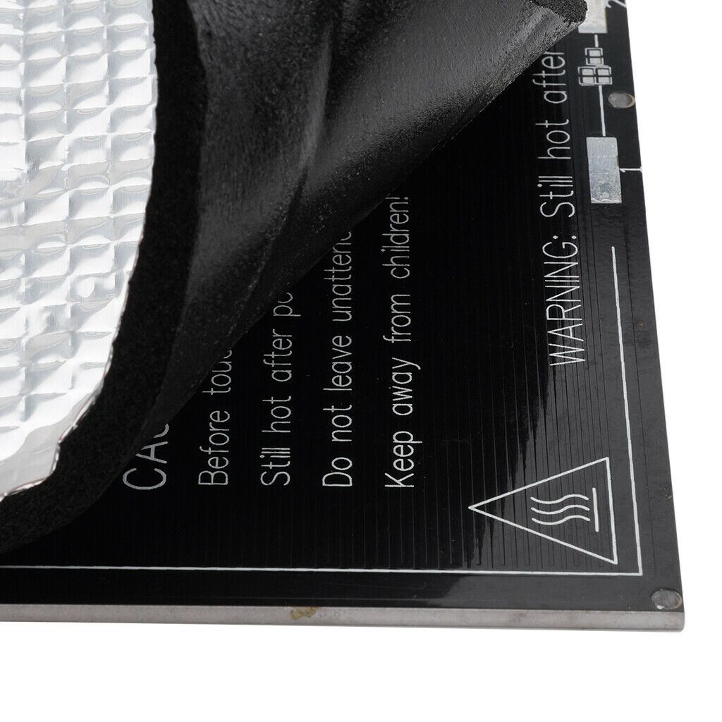 Heat Bed Insulation Cotton Foil Self-Adhesive Thermal Pad 400x 400x 10mm