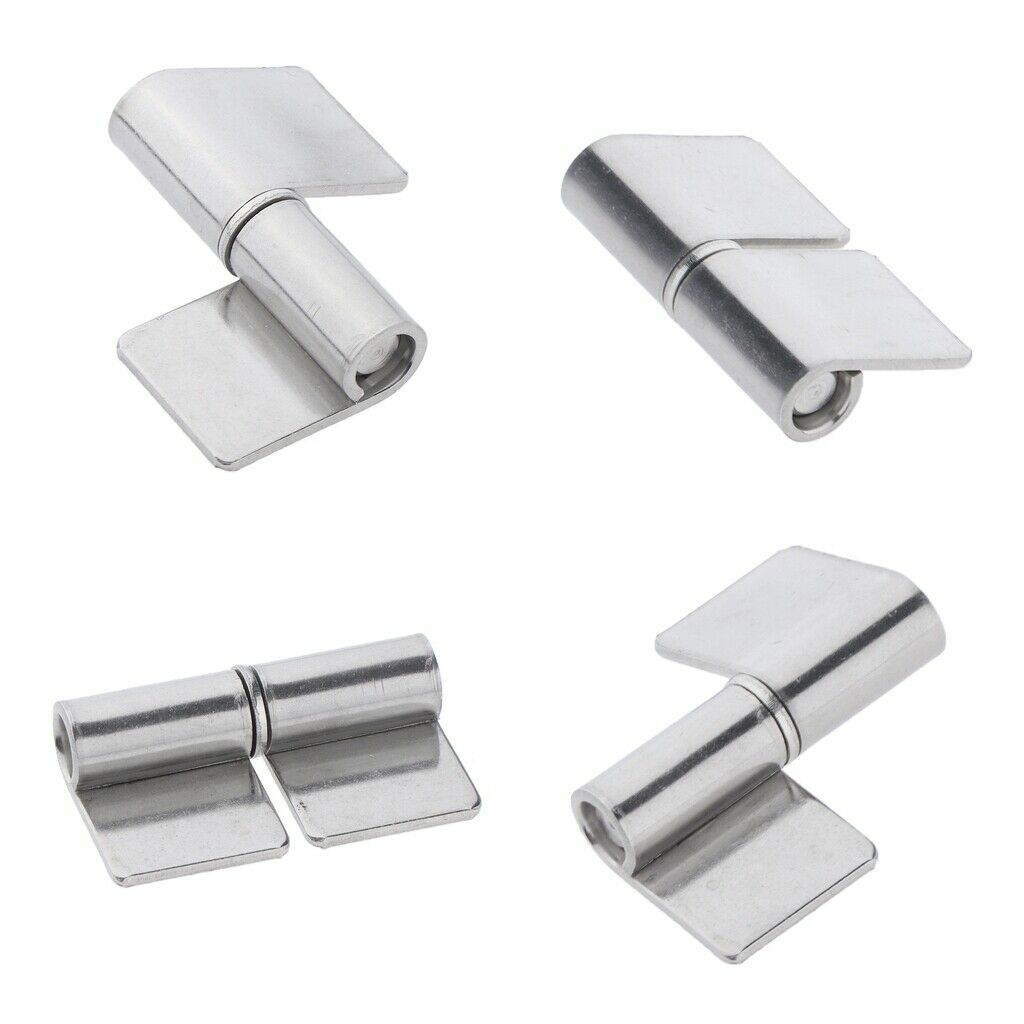 4 pcs 29x2mm Stainless Steel Weld On Hinges Heavy Duty Boat Door Hinges