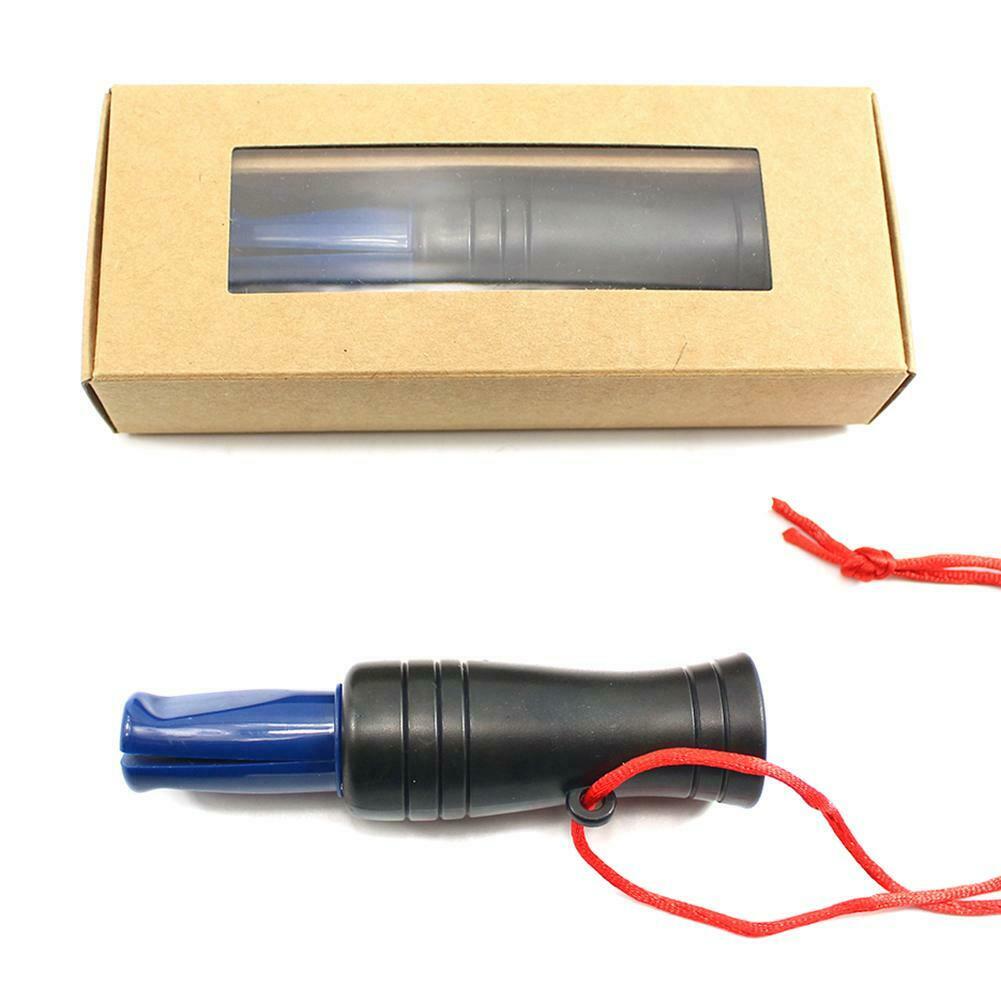 Outdoor Plastic Imitate Pheasant Duck Call Voice Hunting Whistle with Rope @