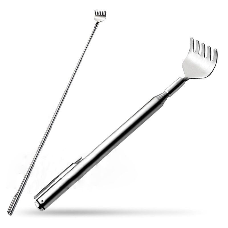 Stainless Telescopic Portable Extendable Handy Pocket Pen Clip Back Scrat.l8