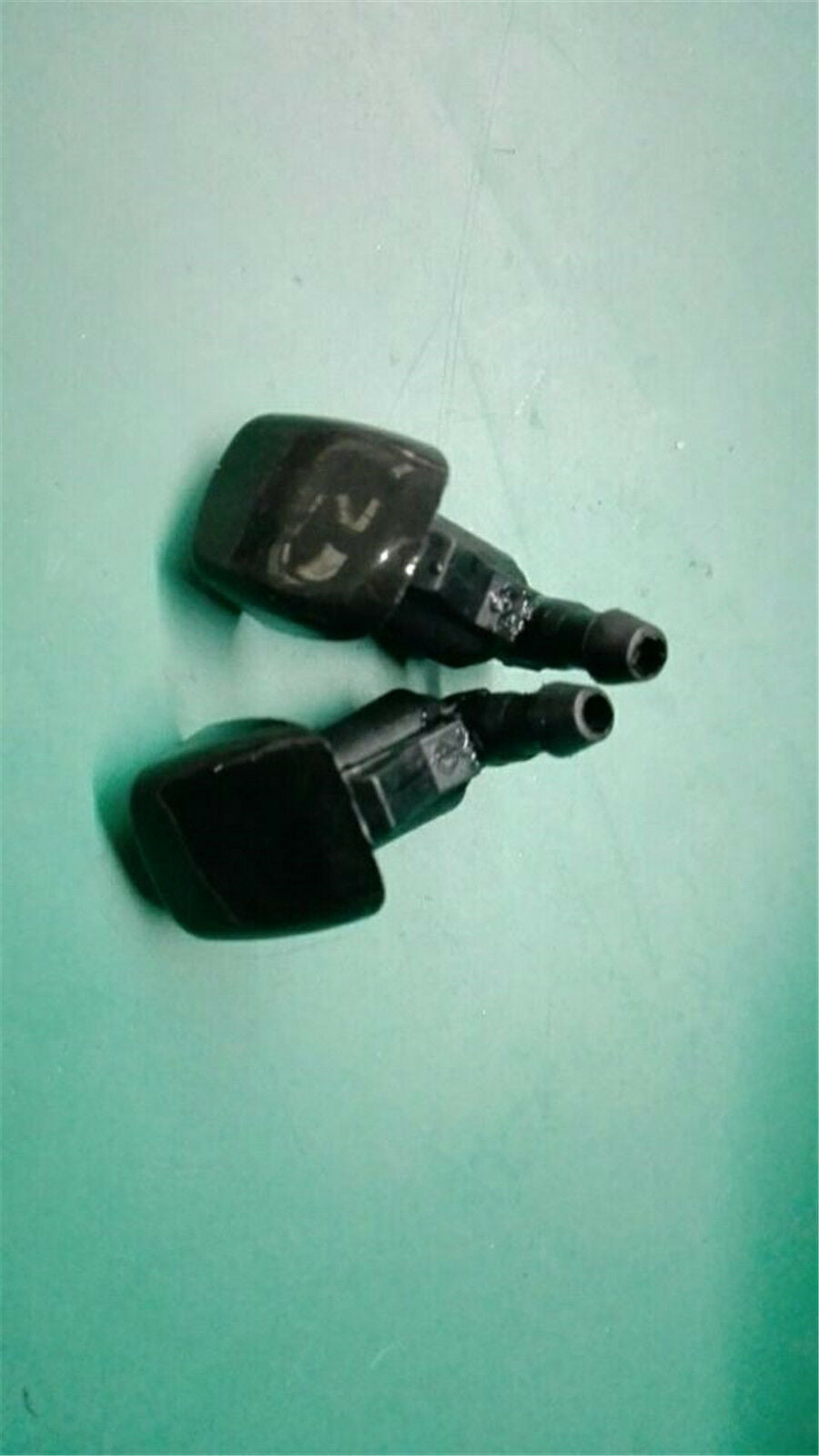 2x Car Front Windshield Washer Nozzle Kit Fit For 05-13 Jeep Cherokee Commander