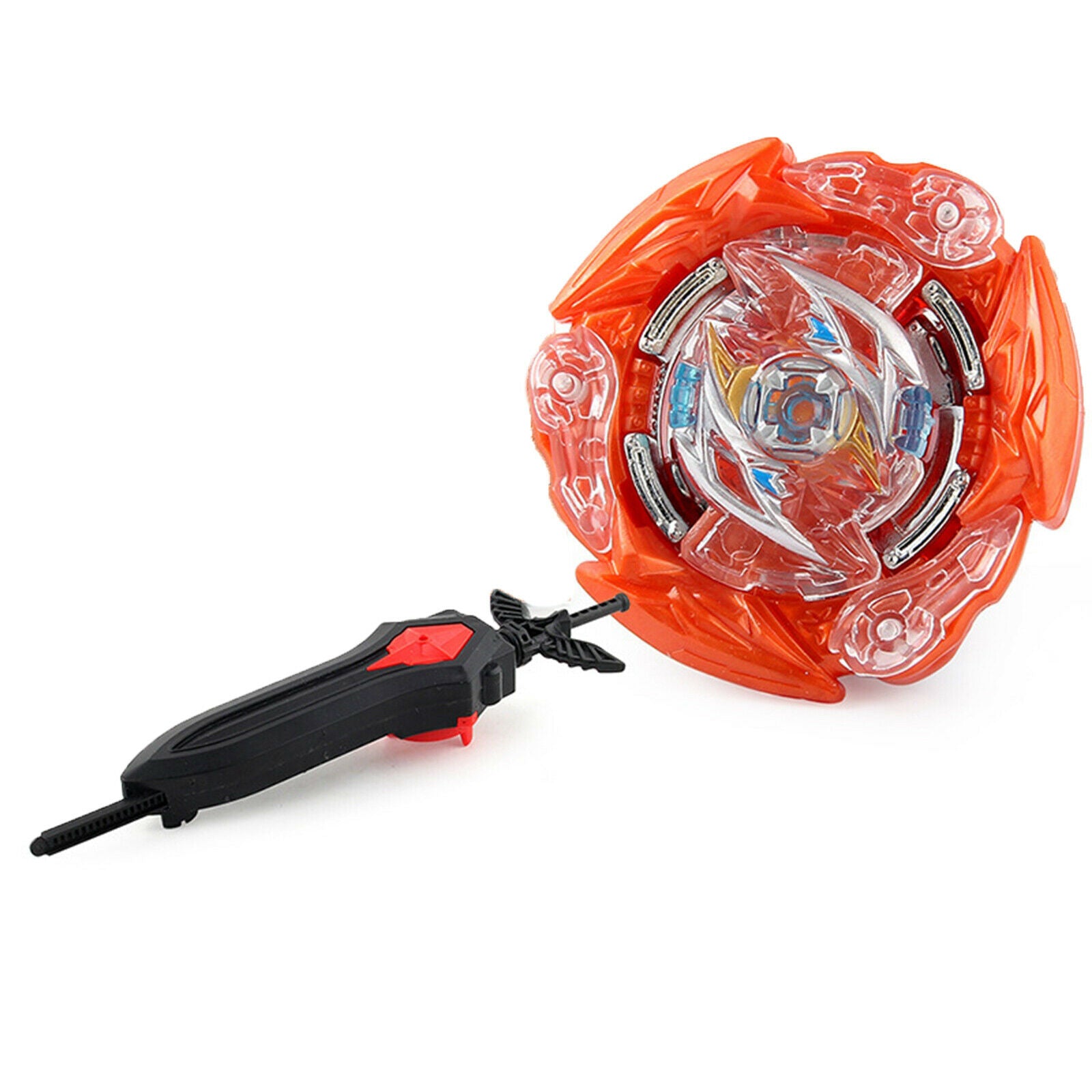 1set Plastic Burst Spinning Top with Launcher Accessory Parts Chikdren Gifts