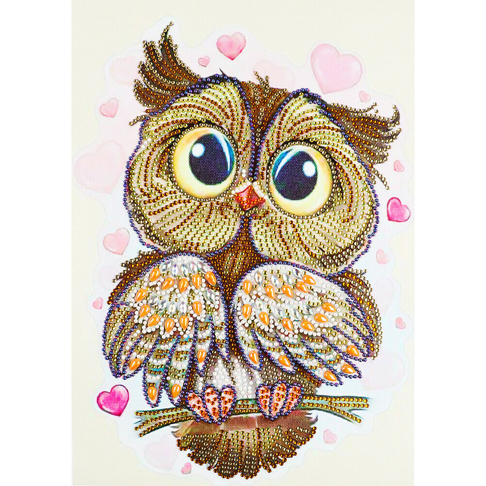 Wall Decor Craft DIY Special Shaped Drill Cute Bird Diamond Painting Mosaic @