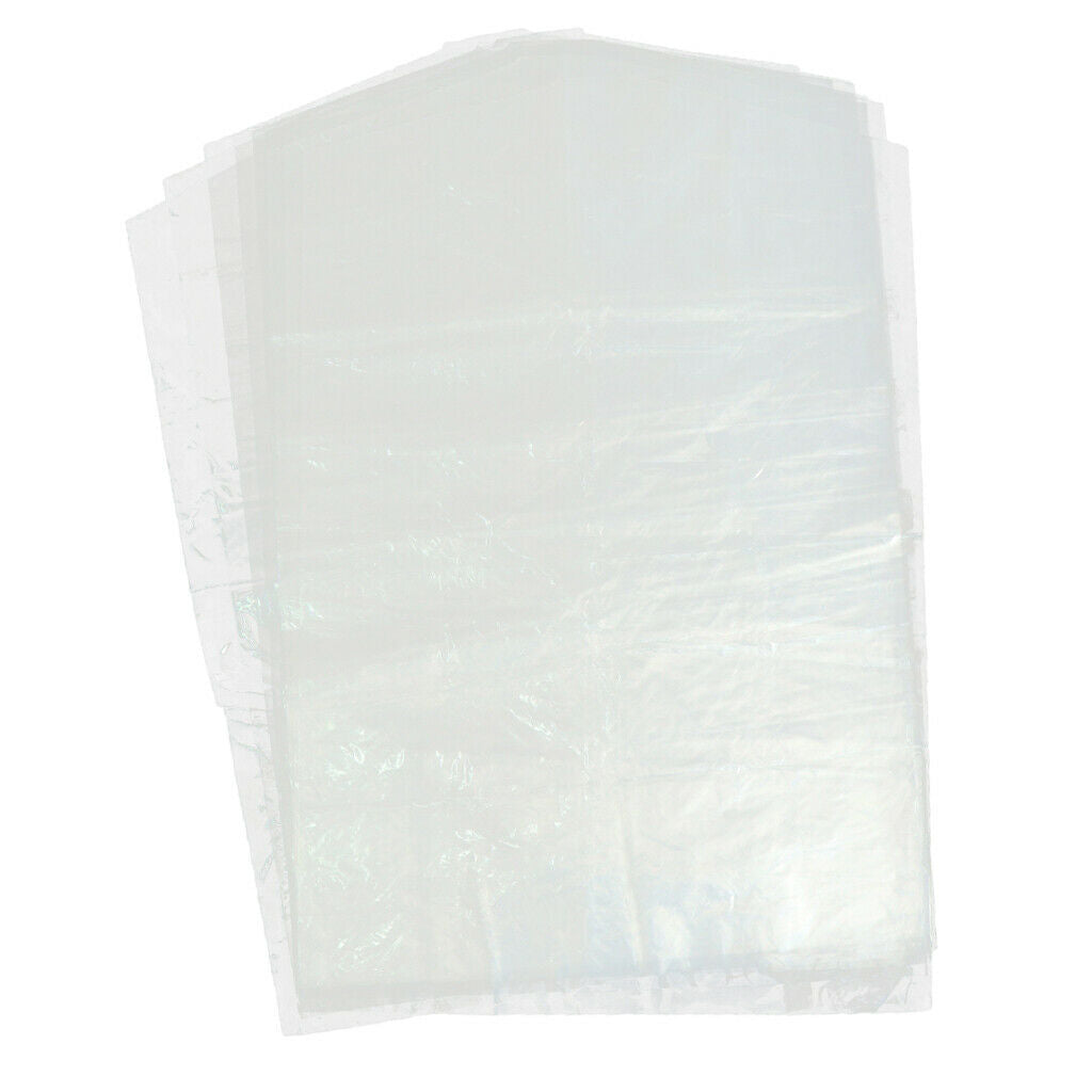 10 Packs Disposable Clear Garment Bags Dry Cleaning Laundrette Polythylene