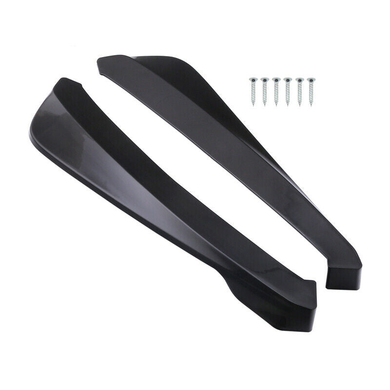 Universal Racing Car Side Skirt Rear Lip Splitter Winglet Wings Diffuser Spoiler