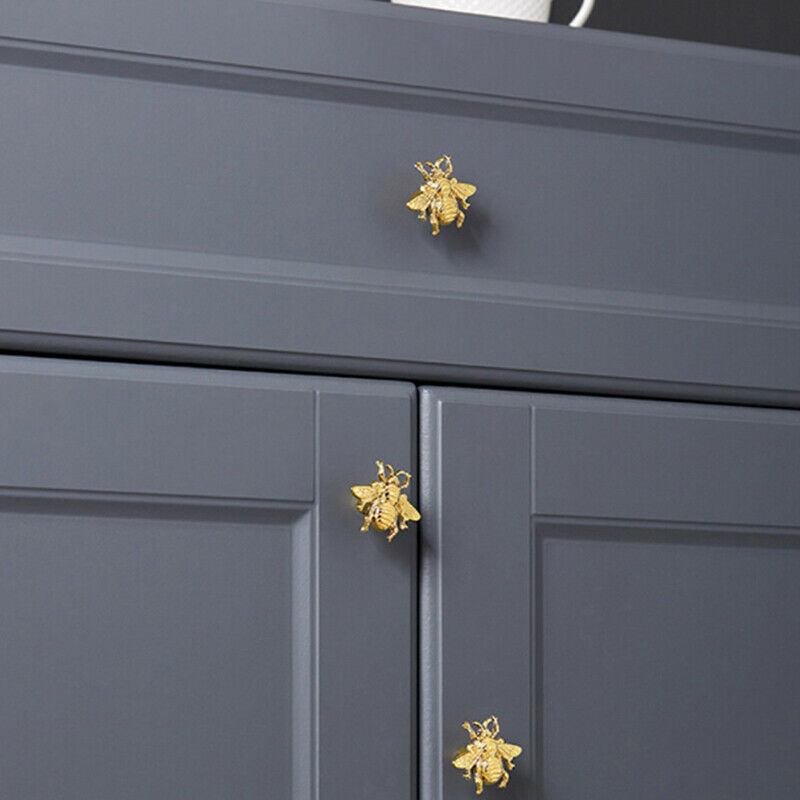 Bee Shape Furniture Handles Door Knobs For Cupboard Kitchen Cupboard Draw.l8