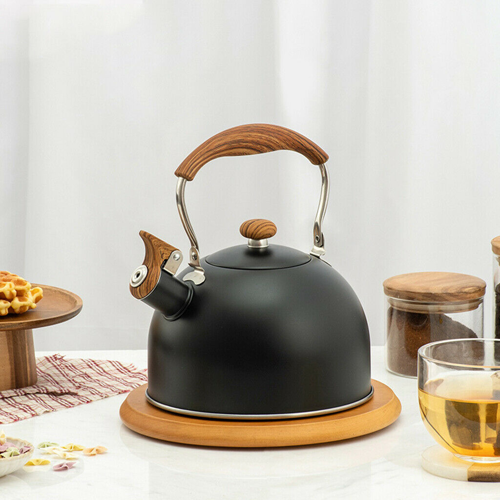 Tea Kettle Tea Pot with Adjustment Handle Whistle Stainless Steel Tea Kettle