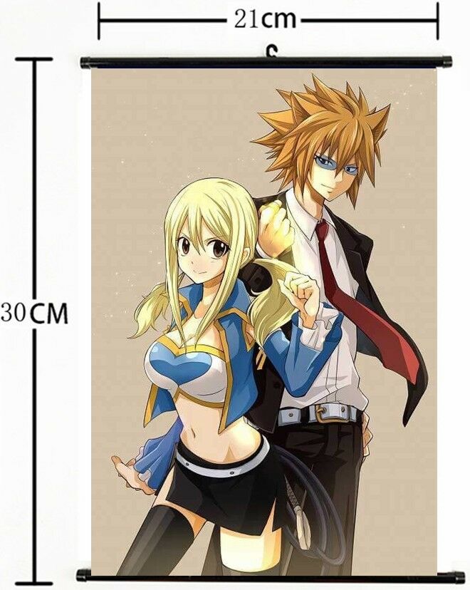 Hot Japan Anime Fairy Tail Wall Poster Scroll Home Decor 458