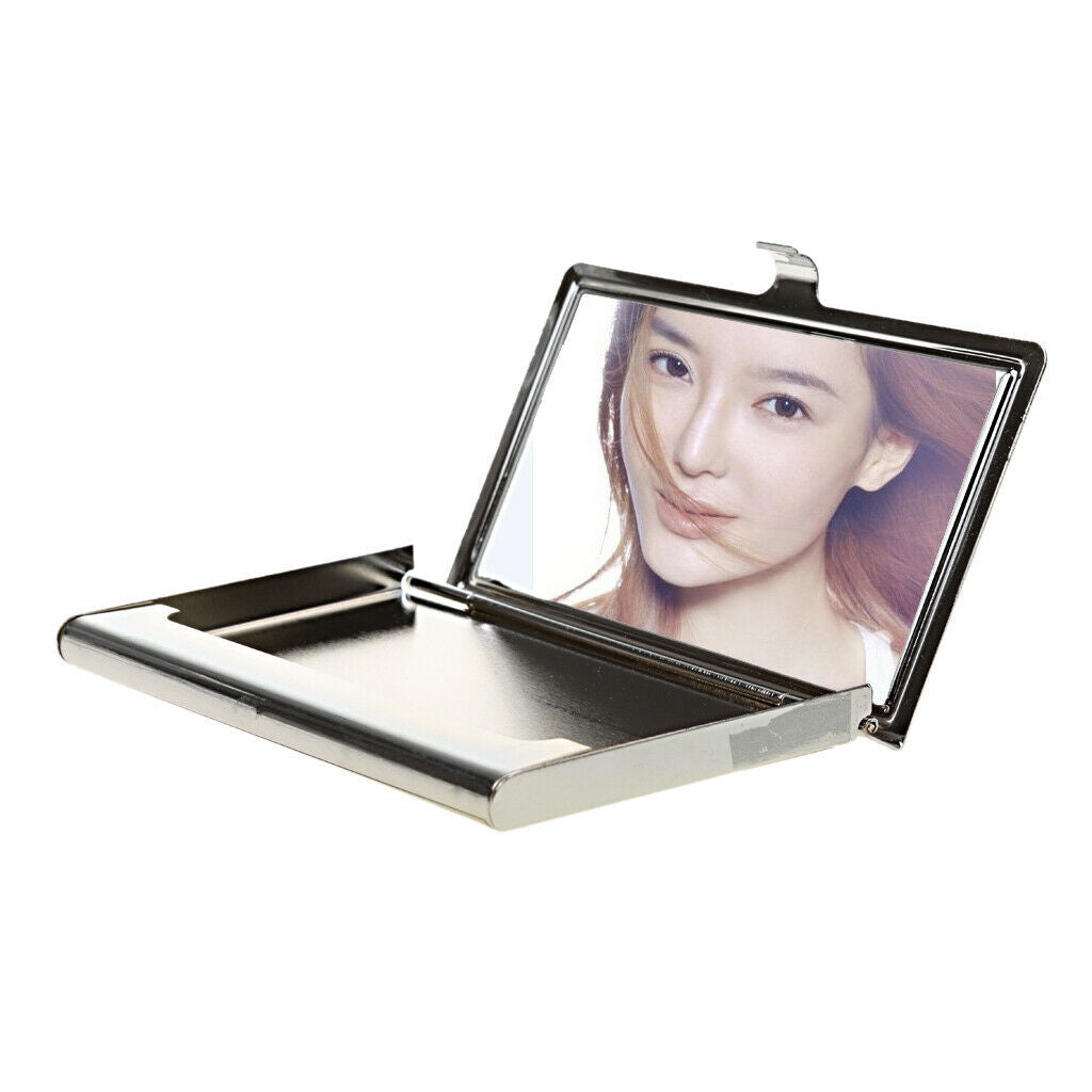 Stainless Steel Metal Wallet Business ID Credit Card Holder Clip Case Box