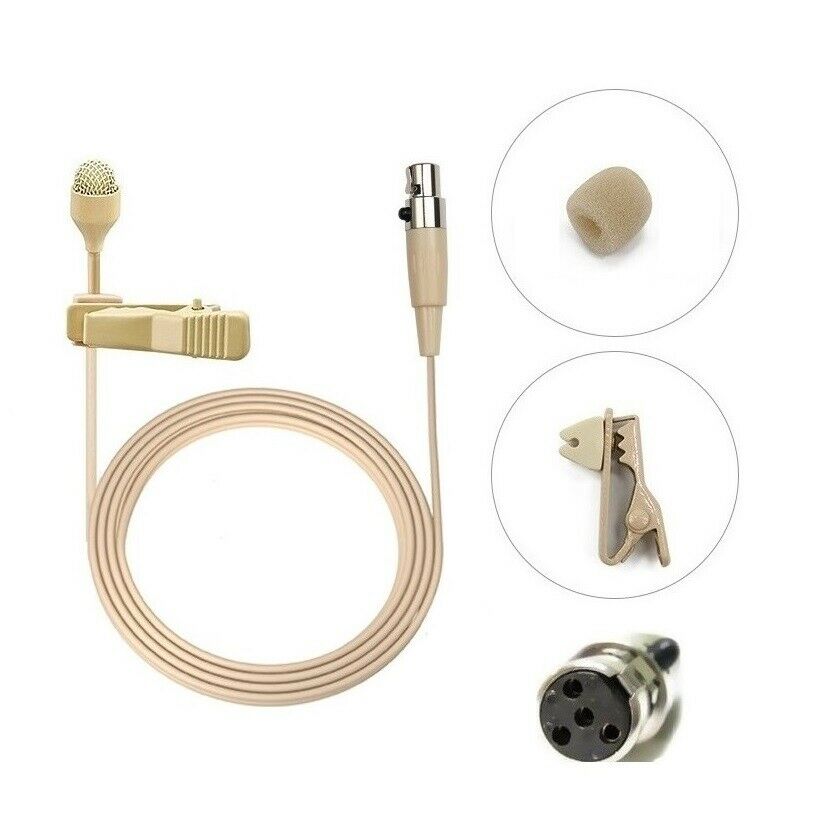 Lapel/Lavalier Microphones Lav Mic 4 Pins, Suitable For SHURE Wireless System