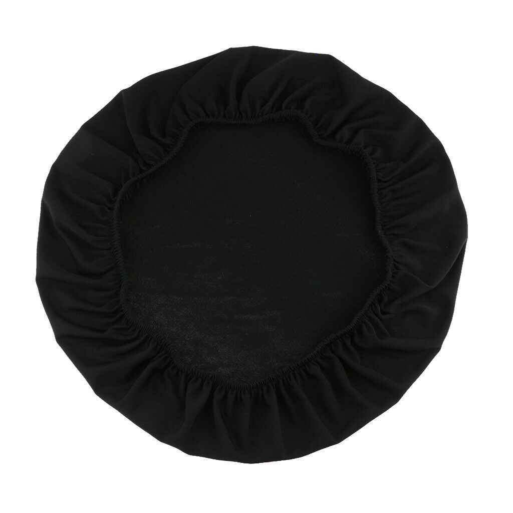 8Pcs Black Dustproof Round Square Chair Seat Covers Kitchen Chair Seat Cushion