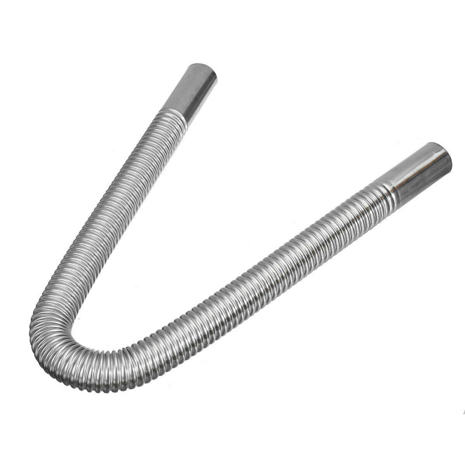 24" Length Exhaust Pipe Silencer Muffler Kit Bracket 1" Inner Diameter Pipe